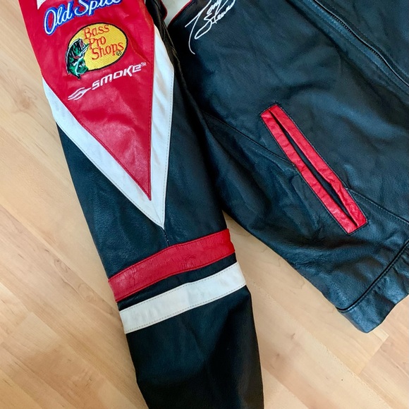 Vintage NASCAR Tony Stewart Leather Jacket - Picture 6 of 6